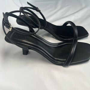 Elegant Black Strappy Heels